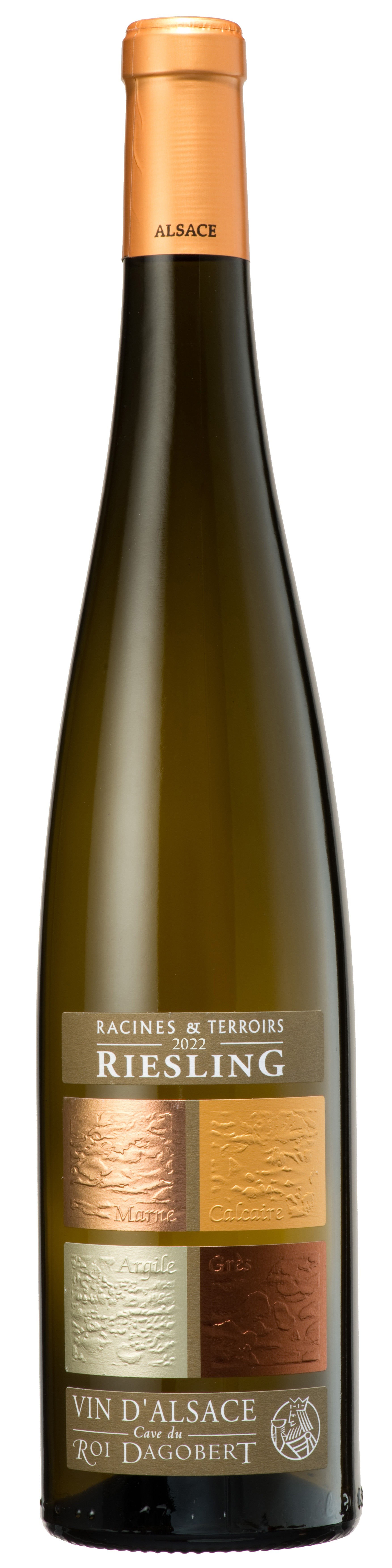 Riesling 2022 ,,Racines & Terroirs", Cave du Roi Dagobert 